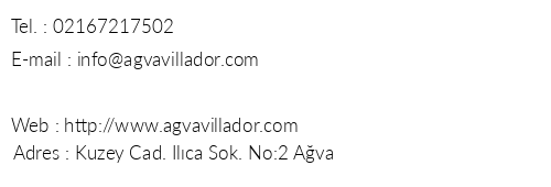 Villa Dor telefon numaralar, faks, e-mail, posta adresi ve iletiim bilgileri
